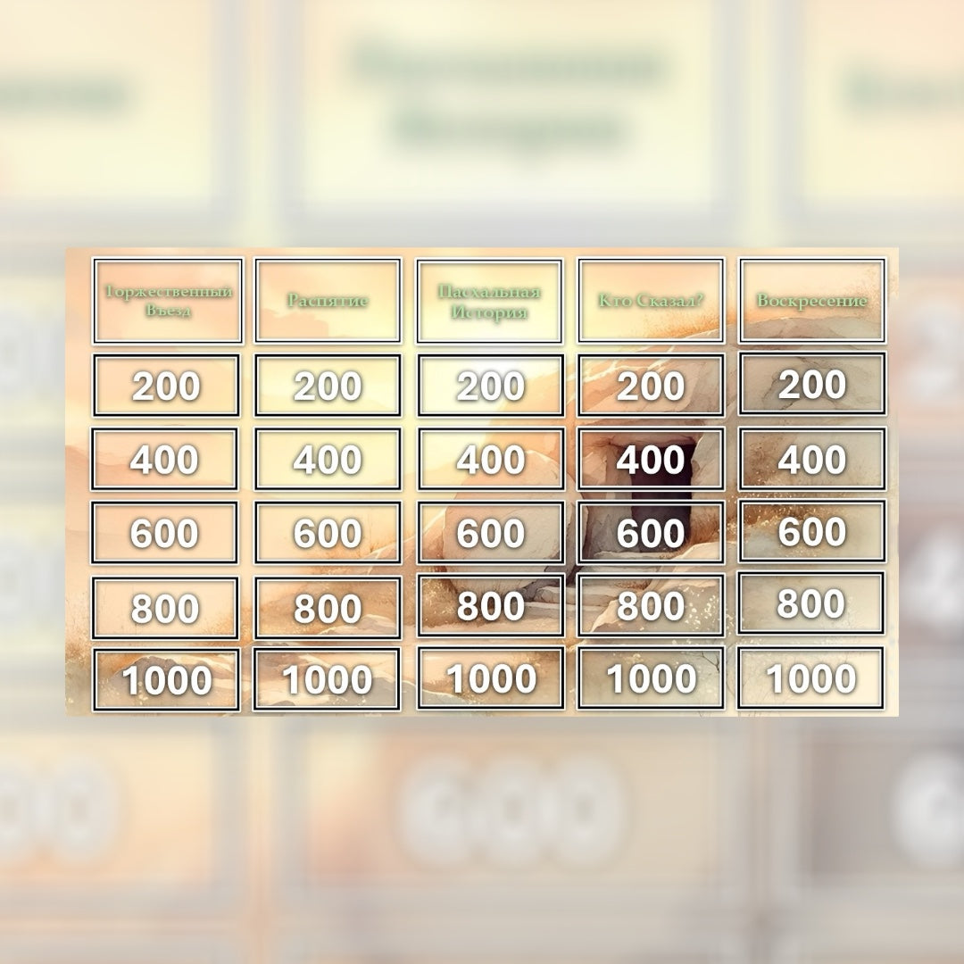 Пасхальная Джепарди