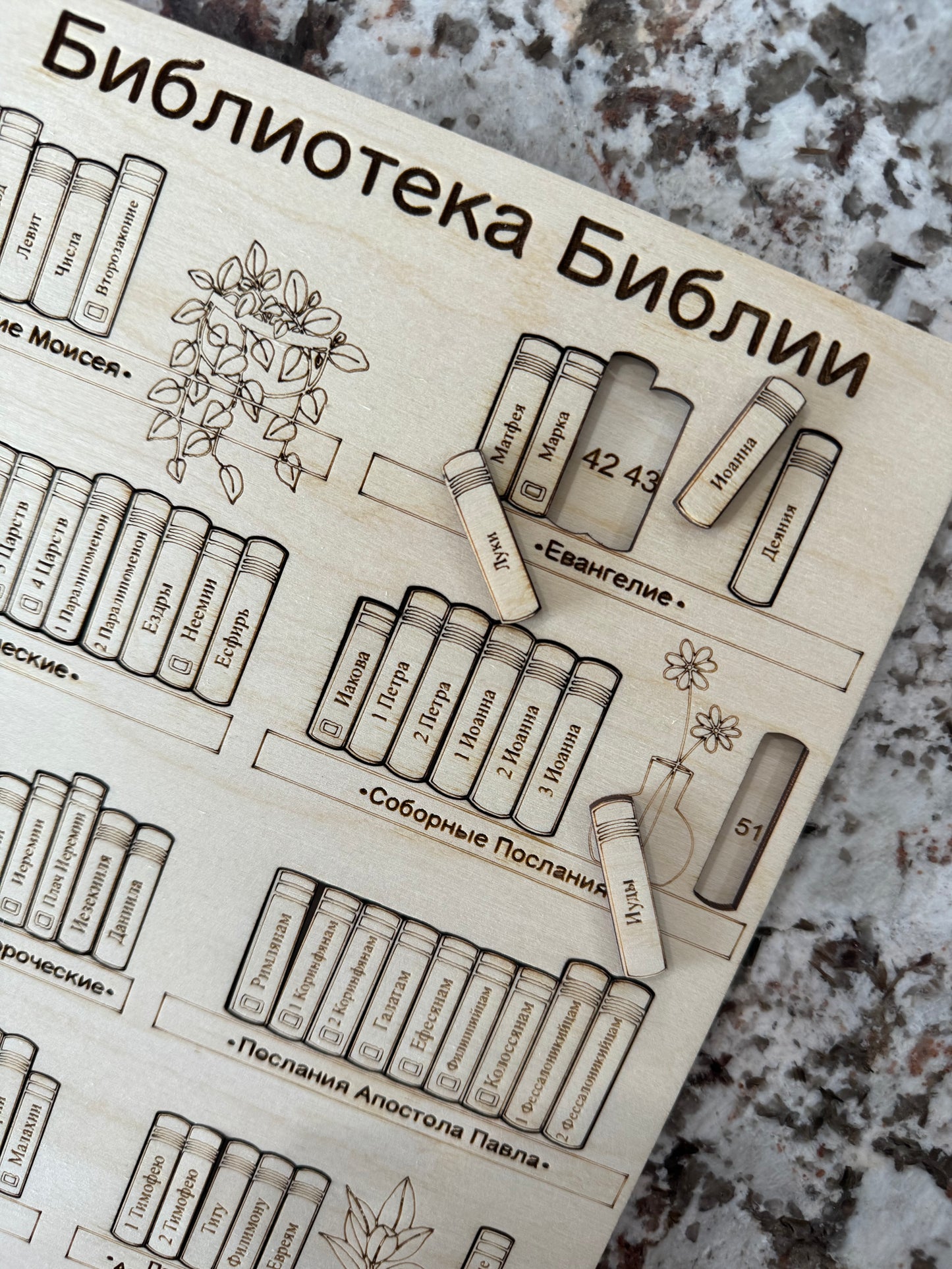 The Bible Library Puzzle & accessories