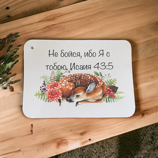 Russian Bible Verse Cards Beginner Set 1