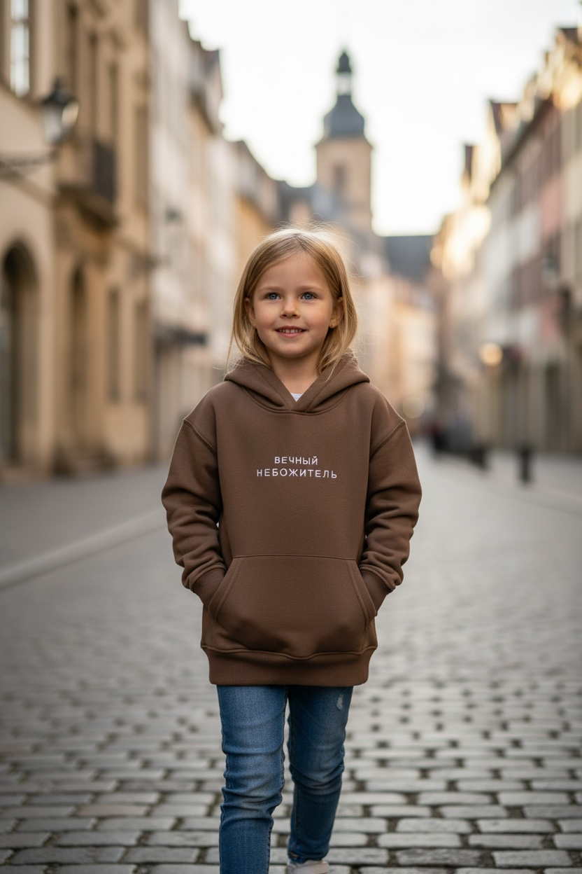 Детское Худи с Вышивкой-Вечный Небожитель