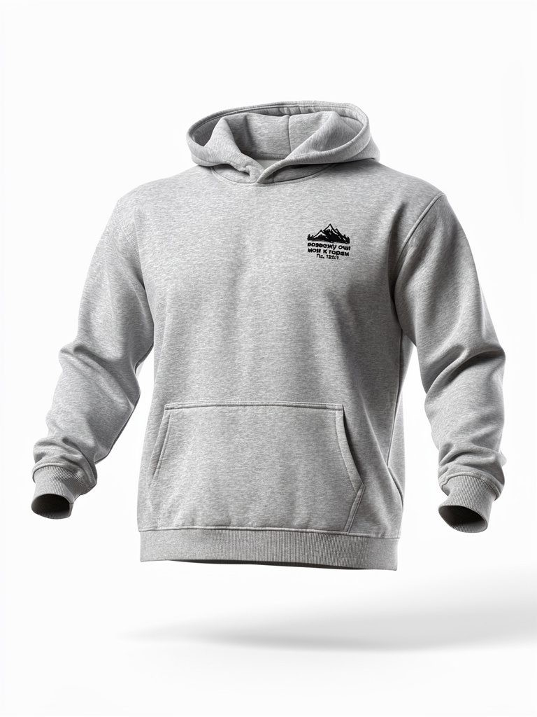 Худи с Вышивкой- Возвожу очи мои к горам