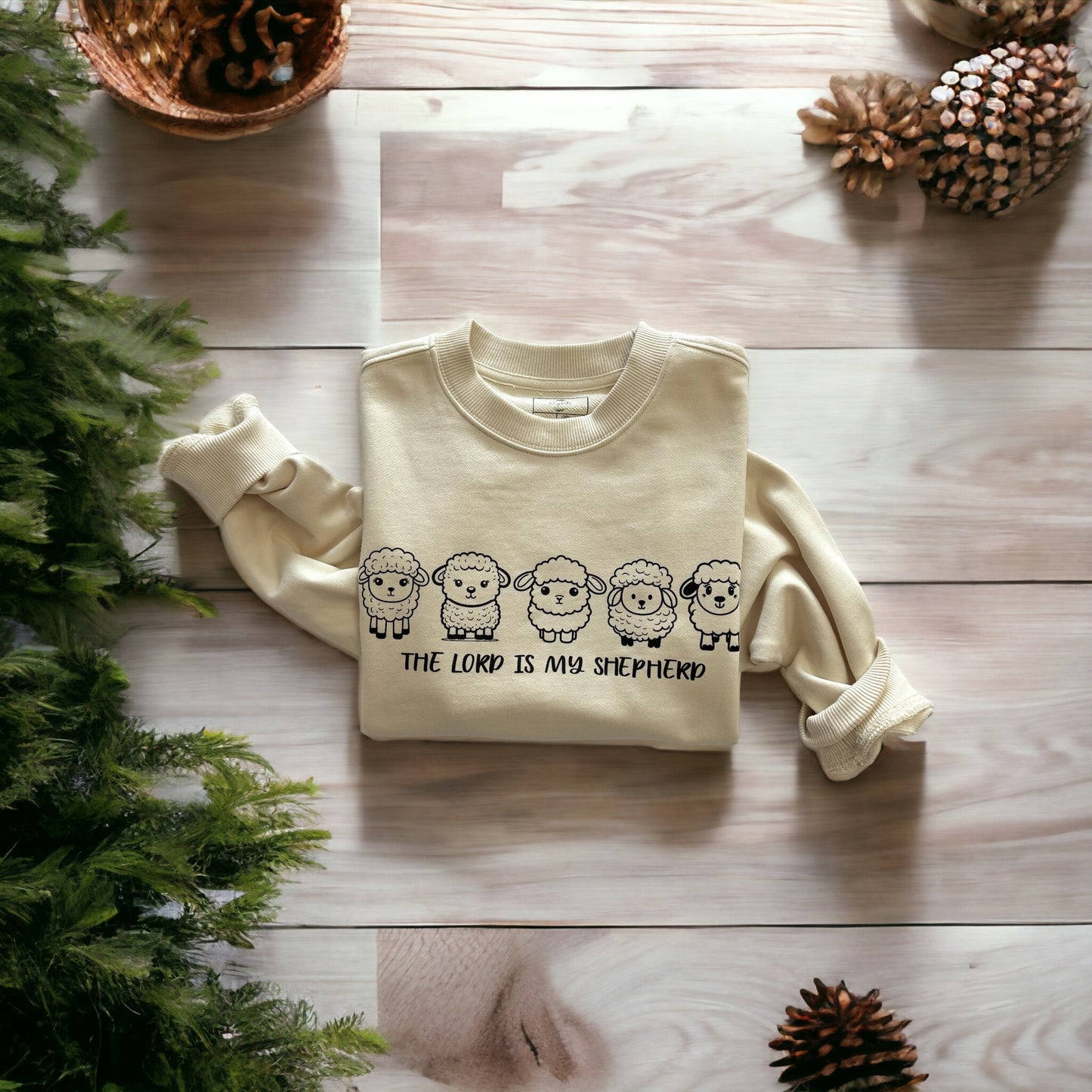 The Lord is My Shepherd Kids Crewneck Sweater Set 2